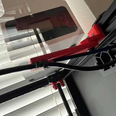 Dẫn hướng Bowden xoay kèm kẹp zip tie cho dây Canbus