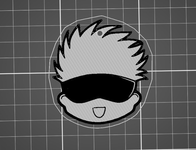 Móc Khóa Chibi Satoru Gojo JJK