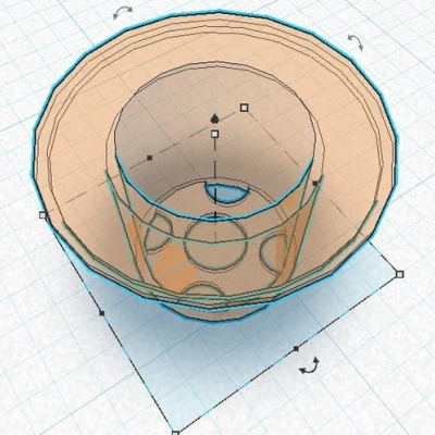 Chậu Khí canh PJ5cmHydroponicsPlanter