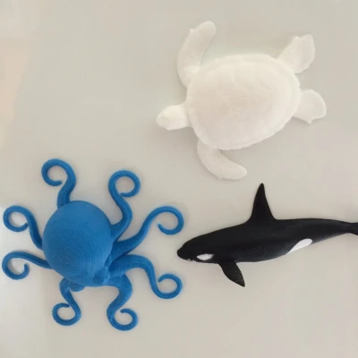 Móc nam châm tủ lạnh cá voi sát thủ