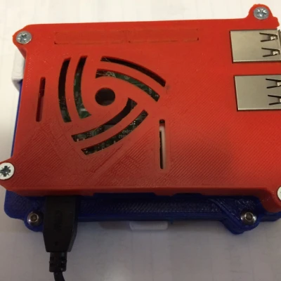 Giá đỡ treo tường cho vỏ Raspberry Pi kèm Pidrive