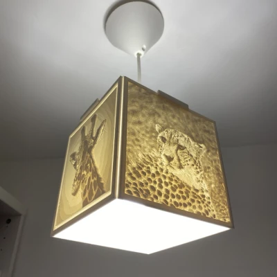 Đèn Lithophane 4 mặt (và 5 mặt)