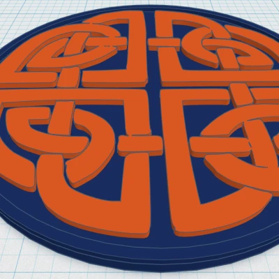 Celtic Mandala Coaster 50