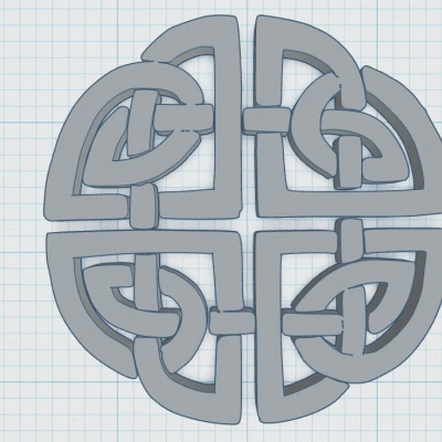 Celtic Mandala Coaster 50