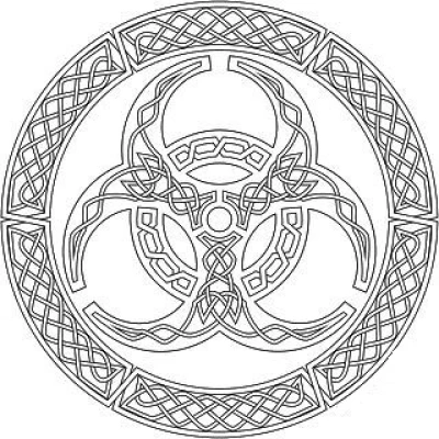 Đế lót ly Celtic Mandala 47