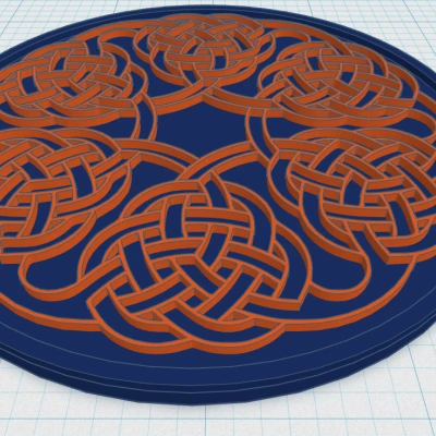 Miếng Lót Ly Mandala Celtic 46