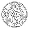 Đế lót ly Mandala Celtic 45 - Thumbnail 2