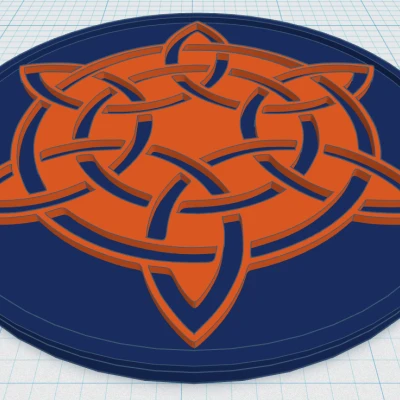 Đế lót ly Hoa văn Celtic Mandala 42