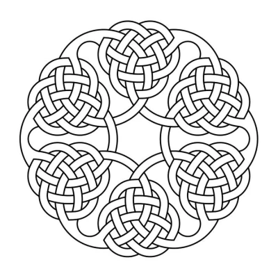 Miếng Lót Ly Mandala Celtic 46