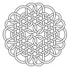 Đế lót ly Hoa văn Celtic Mandala 41 - Thumbnail 2
