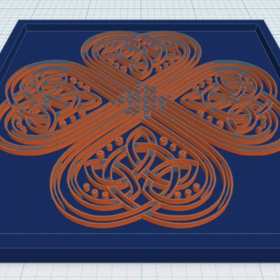 Đế lót ly Mandala Celtic 44