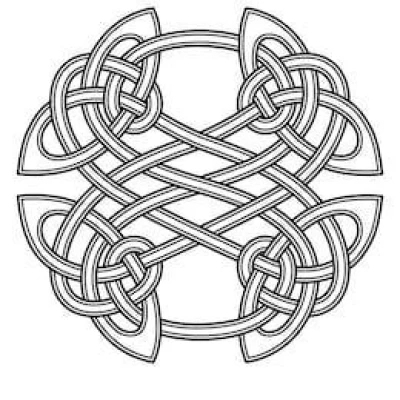 Đế Lót Ly Mandala Celtic 43