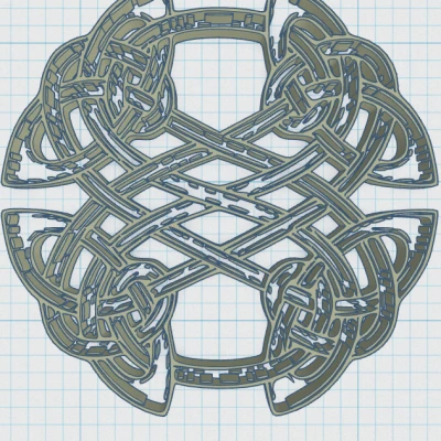 Đế Lót Ly Mandala Celtic 43