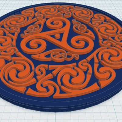 Lót ly Celtic Mandala 40