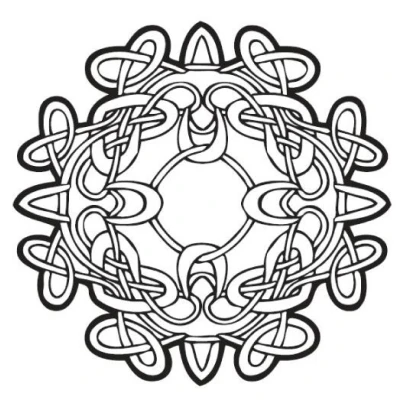 Lót Ly Mandala Celtic 38