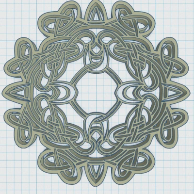 Lót Ly Mandala Celtic 38