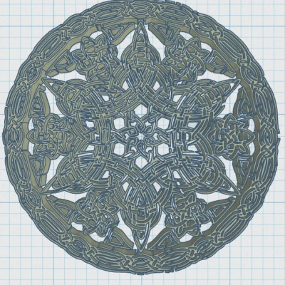 Đế Lót Cốc Mandala Celtic 39