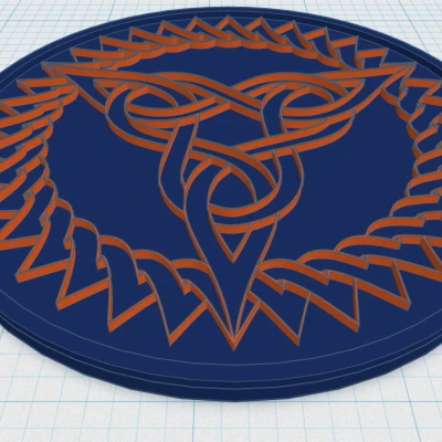 Celtic Mandala Coaster 36