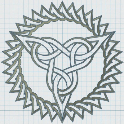 Celtic Mandala Coaster 36