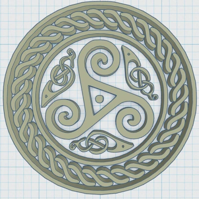 Đế lót ly Mandala Celtic 34