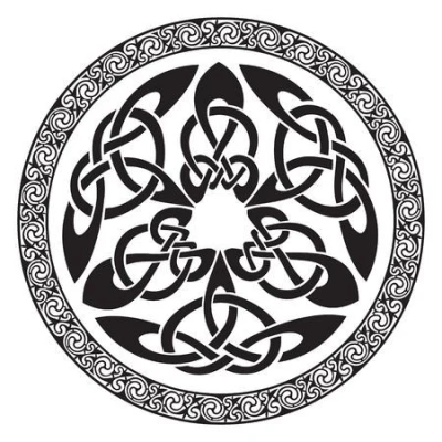 Đế Lót Ly Mandala Celtic 33