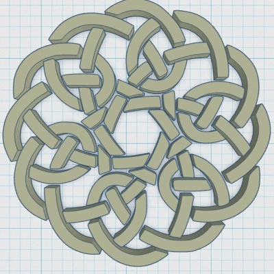 Tấm lót ly Celtic Mandala 32