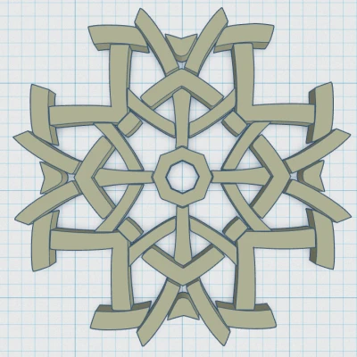 Đế lót ly Hoa văn Celtic Mandala 30