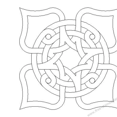 Đế Lót Cốc Hoa Văn Mandala Celtic 28