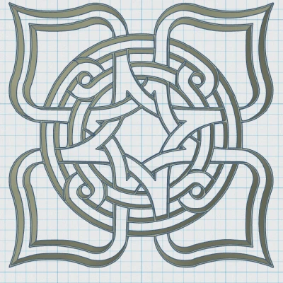 Đế Lót Cốc Hoa Văn Mandala Celtic 28