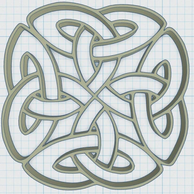 Celtic Mandala Coaster 27