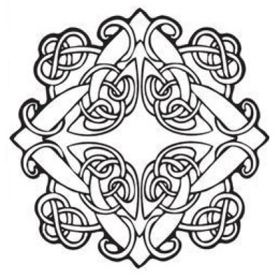 Khay Lót Ly Mandala Celtic 26