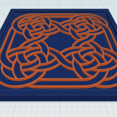 Celtic Mandala Coaster 21