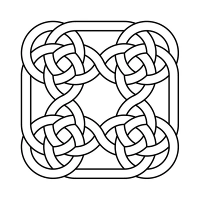 Celtic Mandala Coaster 21