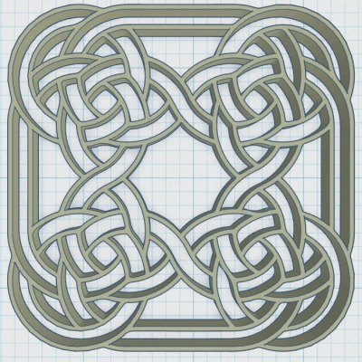 Celtic Mandala Coaster 21