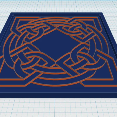 Đế lót ly Mandala Celtic 25