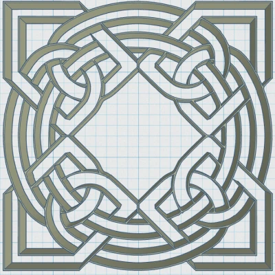 Đế lót ly Mandala Celtic 25