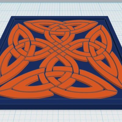Celtic Mandala Coaster 22