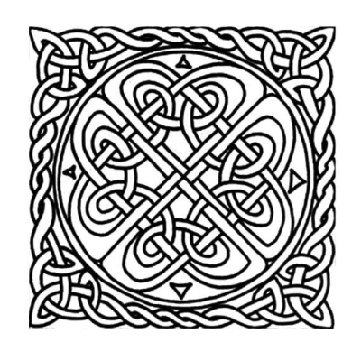 Celtic Mandala Coaster 23