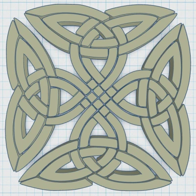 Celtic Mandala Coaster 22