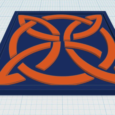 Khay Lót Ly Mandala Celtic 20