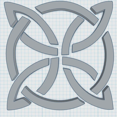 Khay Lót Ly Mandala Celtic 20