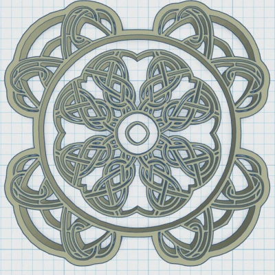 Đế lót ly Celtic Mandala 18