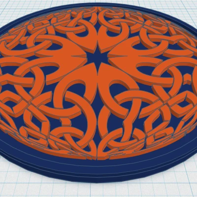 Đế lót ly Mandala Celtic 19