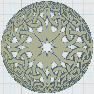 Đế lót ly Mandala Celtic 19