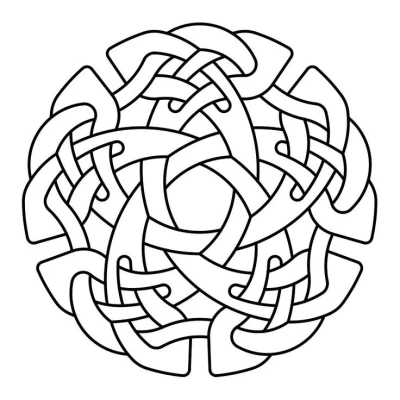 Đế Lót Ly Mandala Celtic 17