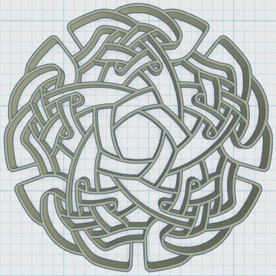 Đế Lót Ly Mandala Celtic 17