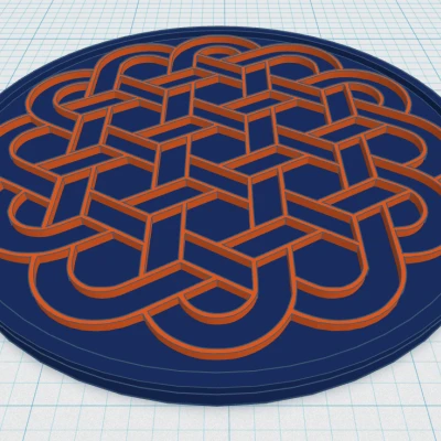 Khay lót ly Mandala Celtic 15