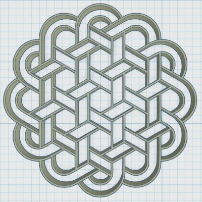 Khay lót ly Mandala Celtic 15