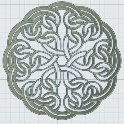 Đế Lót Ly Mandala Celtic 13