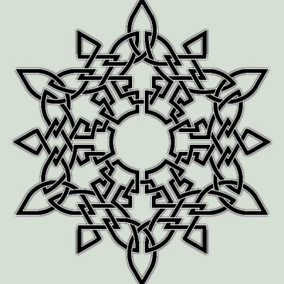 Celtic Mandala Coaster 14